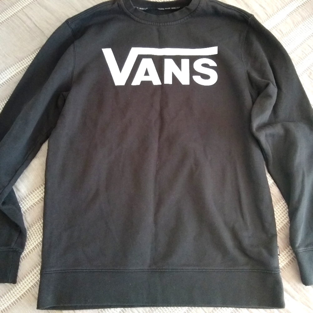 Vans men's medium size black sweatshirt